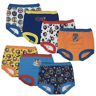 Paw Patrol Boys Potty Training Pants Underwear Toddler 7-pack Size 2t, 3t, 4t